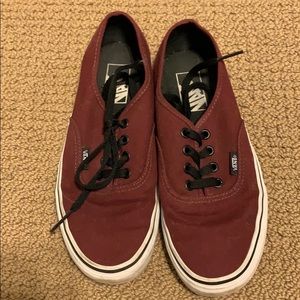 Maroon Vans